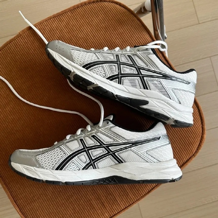 亞瑟士 ASICS GEL-CONTEND 4 銀灰黑 緩震回彈健步運動鞋 休閒鞋 1011B937-103