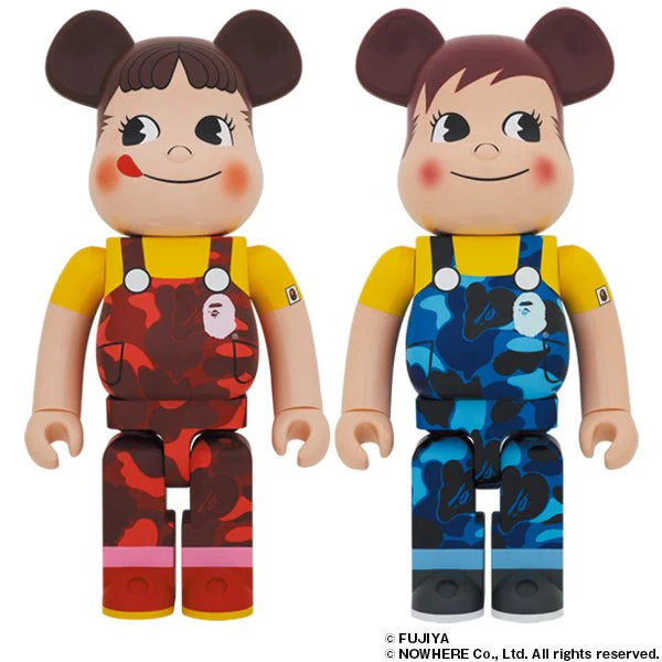 BAPE® × ペコちゃん & ポコちゃん 100％ & 400％ / 1000% BE@RBRICK