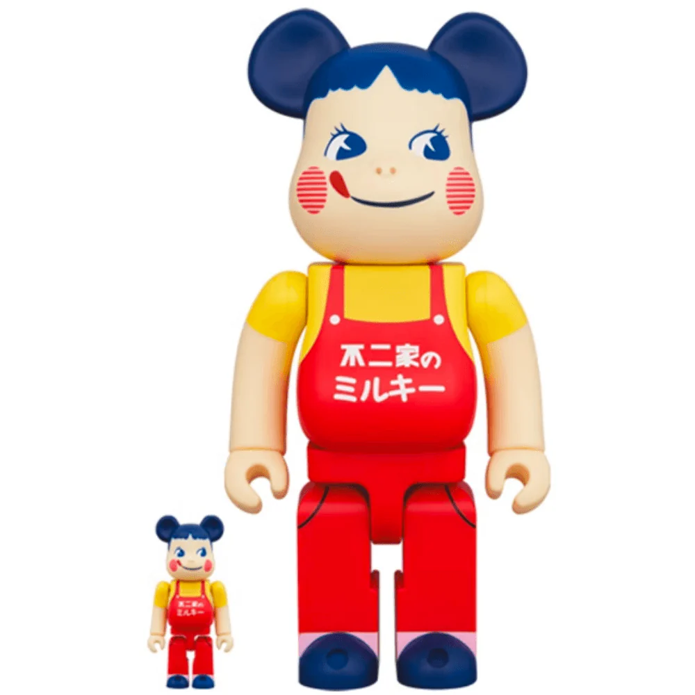 ホーロー看板 ペコちゃん 100％ & 400％ / 1000% BE@RBRICK
