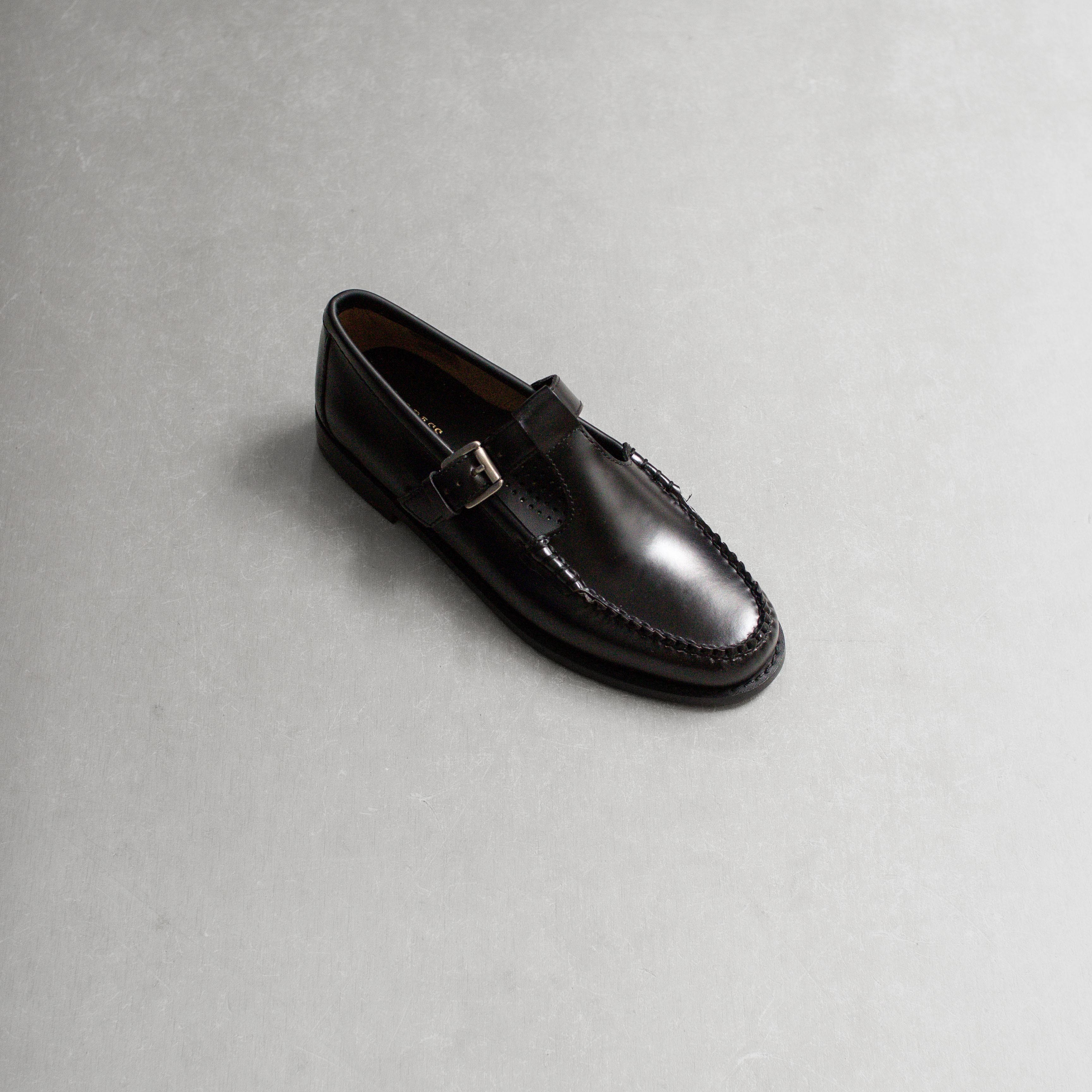 WOMENS G.H.BASS WEEJUNS MARY JANES 黑色 牛皮 瑪麗珍 涼鞋