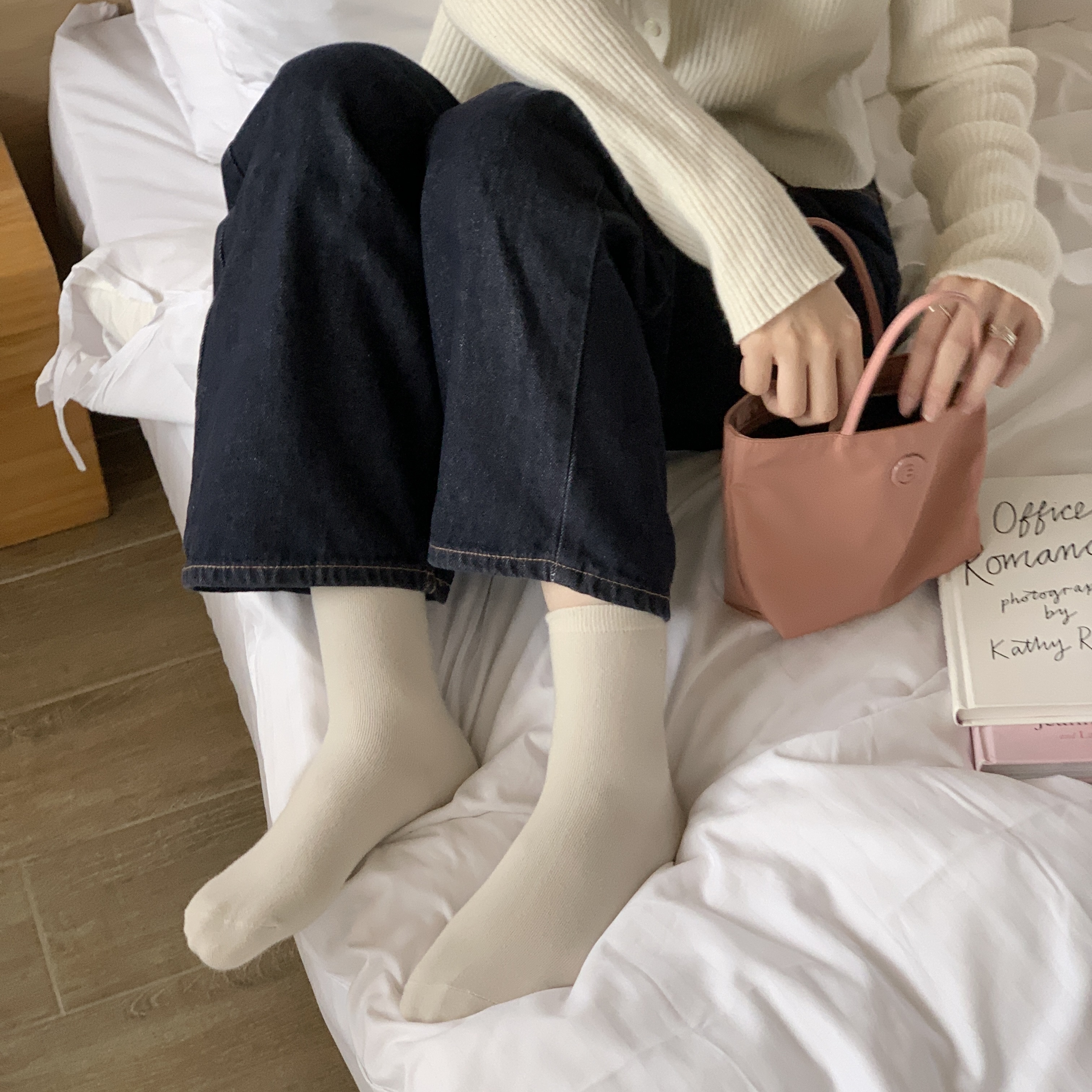 ROS Made 刺繡Logo長襪(3colors)