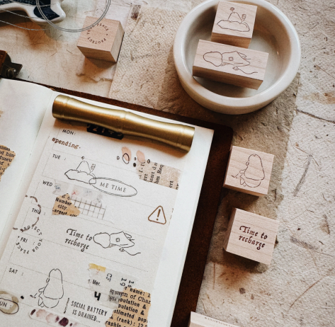 penspapersplanner stamps - series 8 - introvert