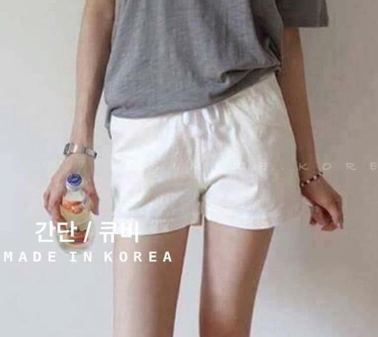 【好穿顯瘦的小屁屁彈性腰圍短褲】（現貨）