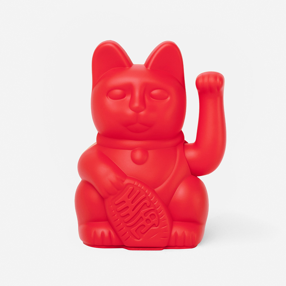 【DONKEY】Lucky Cat 招手招財貓 紅色 (廠商直出、不參加免運及滿額贈優惠)