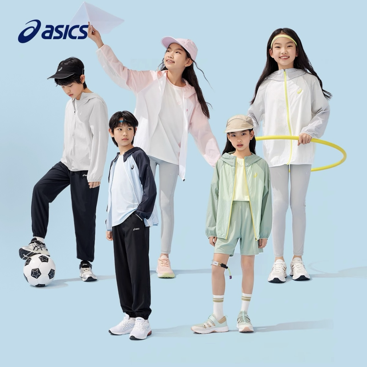 亞瑟士 ASICS 防曬涼感防曬外套連帽外套 抗UV SPF50+ 親子裝 童裝