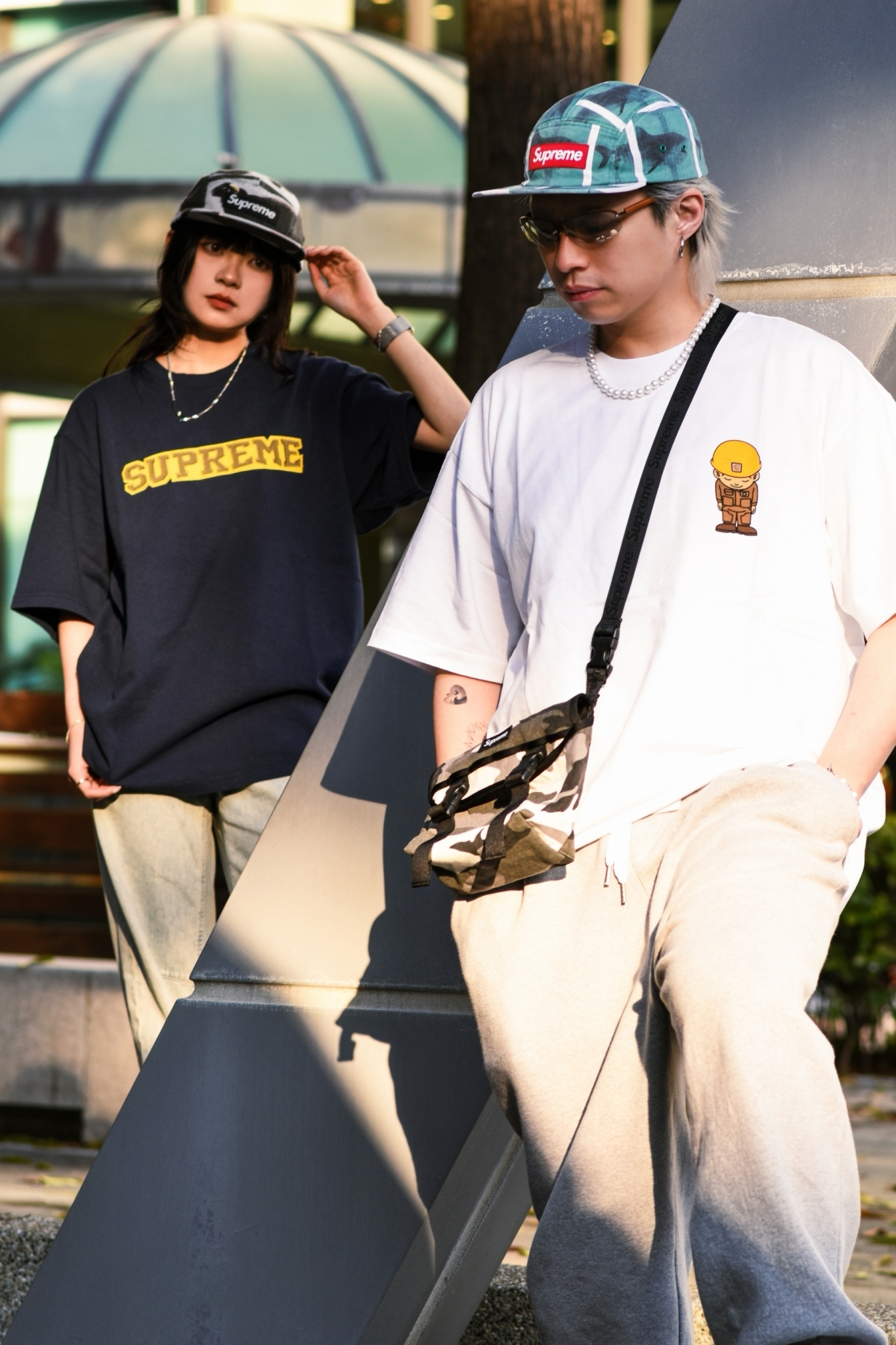 ☆ETW☆【EASY TO WEAR】Supreme 25SS Damien Hirst Camp Cap 藝術家 黑羊 鯊魚 五分割 老帽