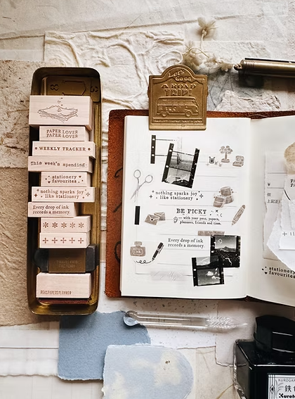 penspapersplanner stamps - series 8 - stationery