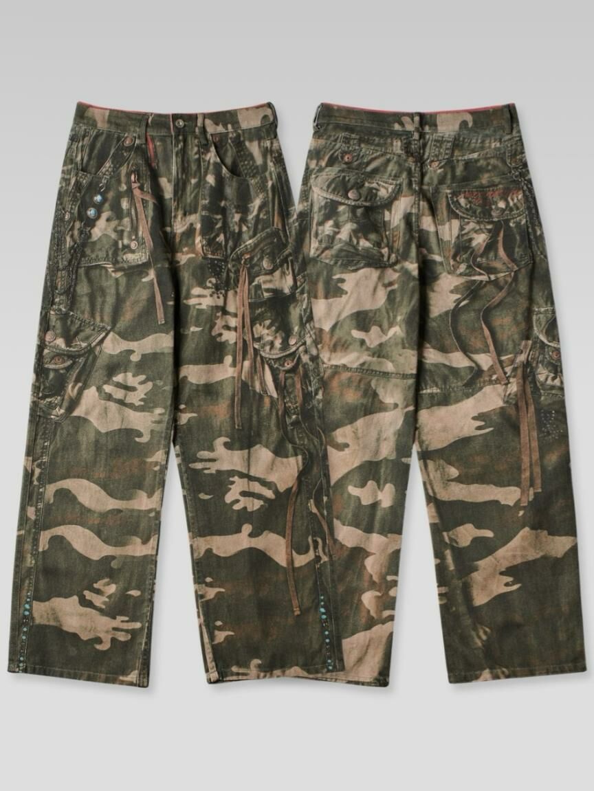 迷彩工裝鬆身褲 LEGIT-035P