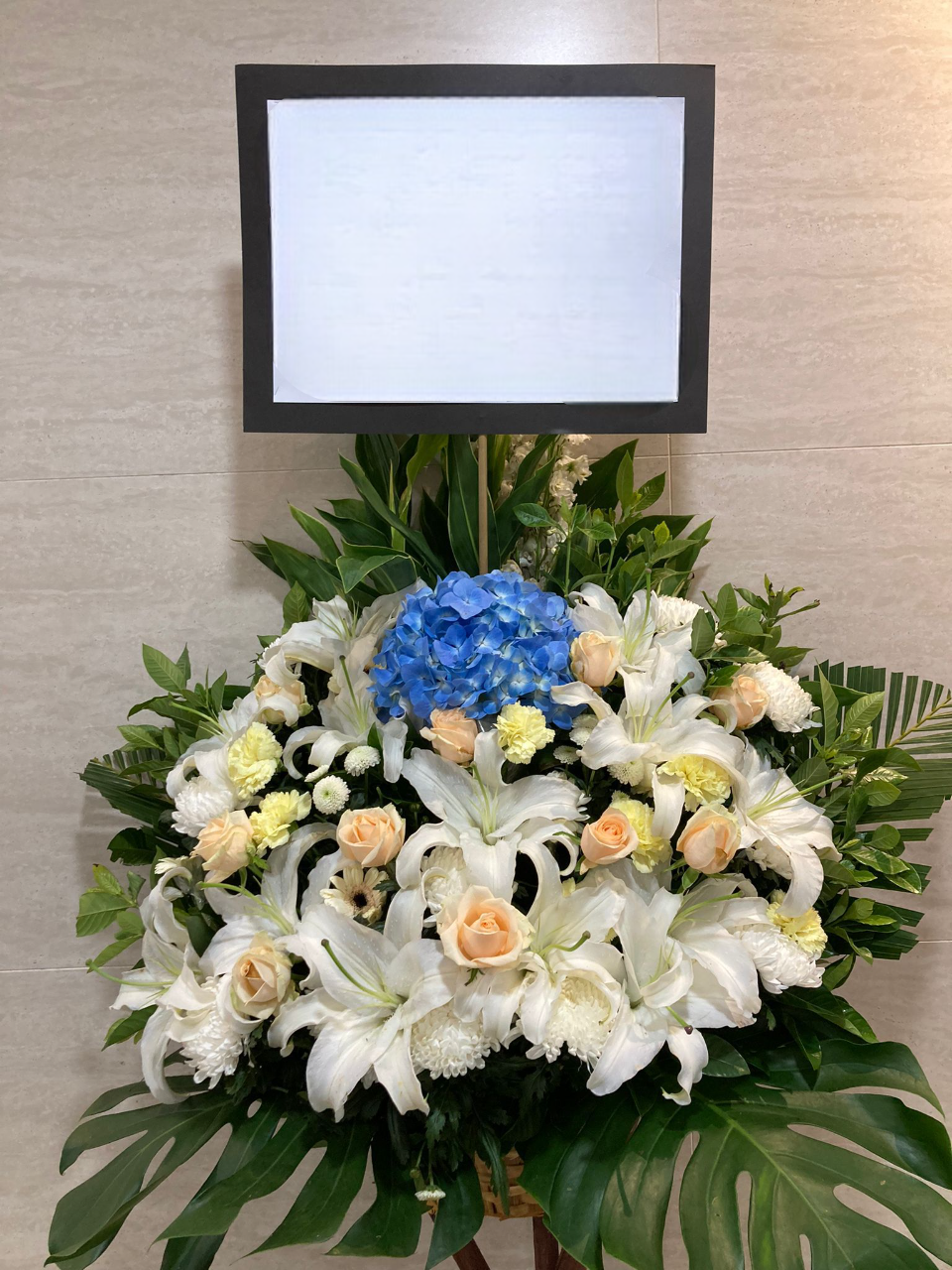 百合帛事花牌