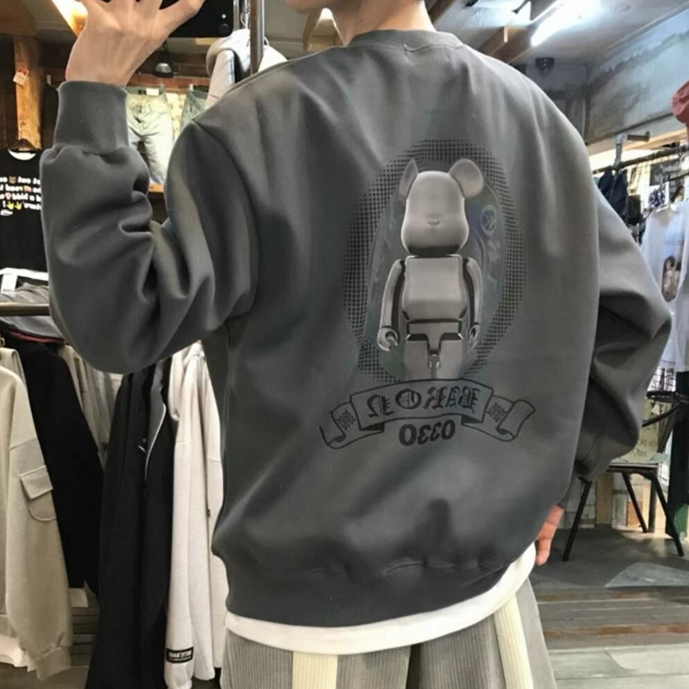 熊仔圖案英文字衛衣 BARON-150T