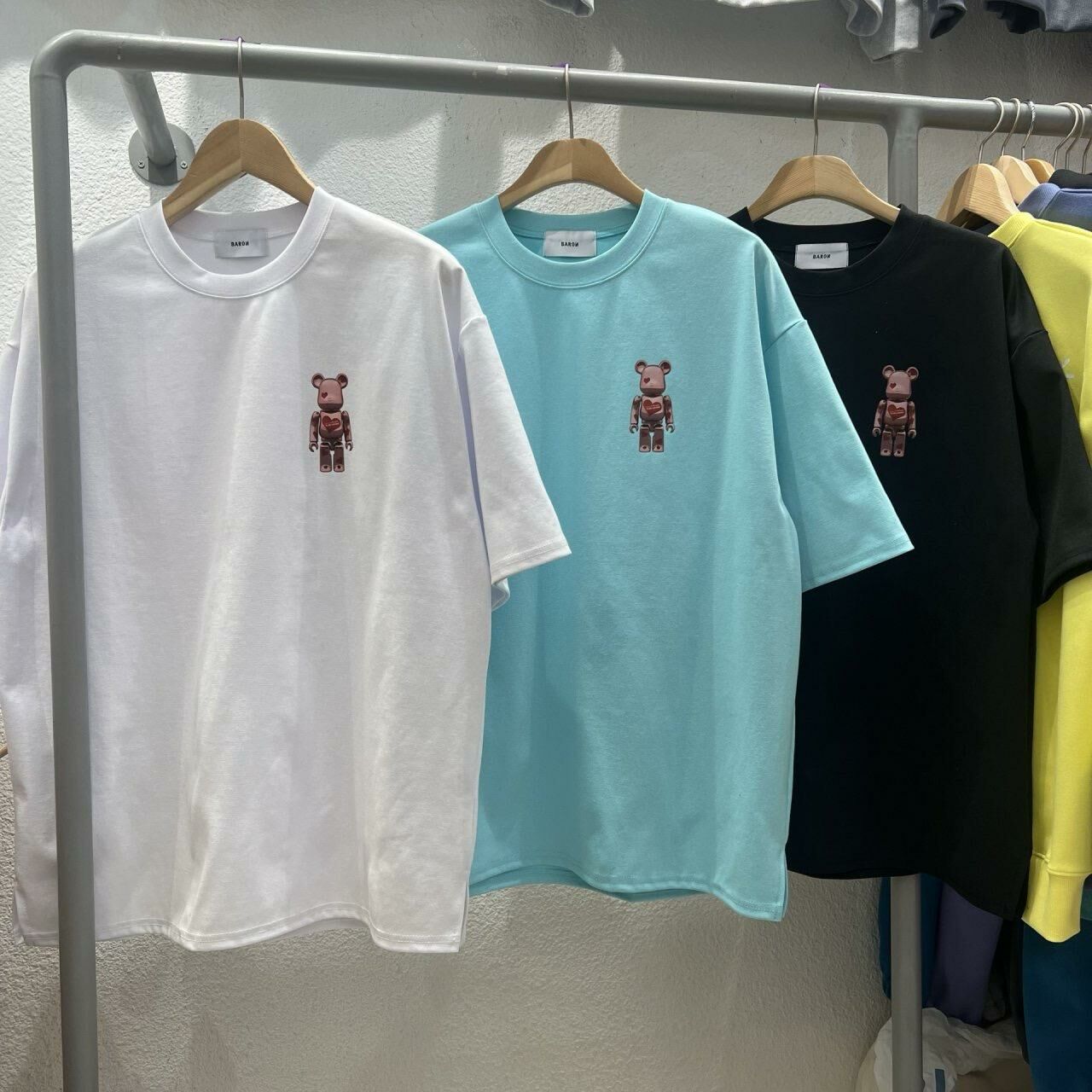 熊仔圖案英文字短袖Tee BARON-151T