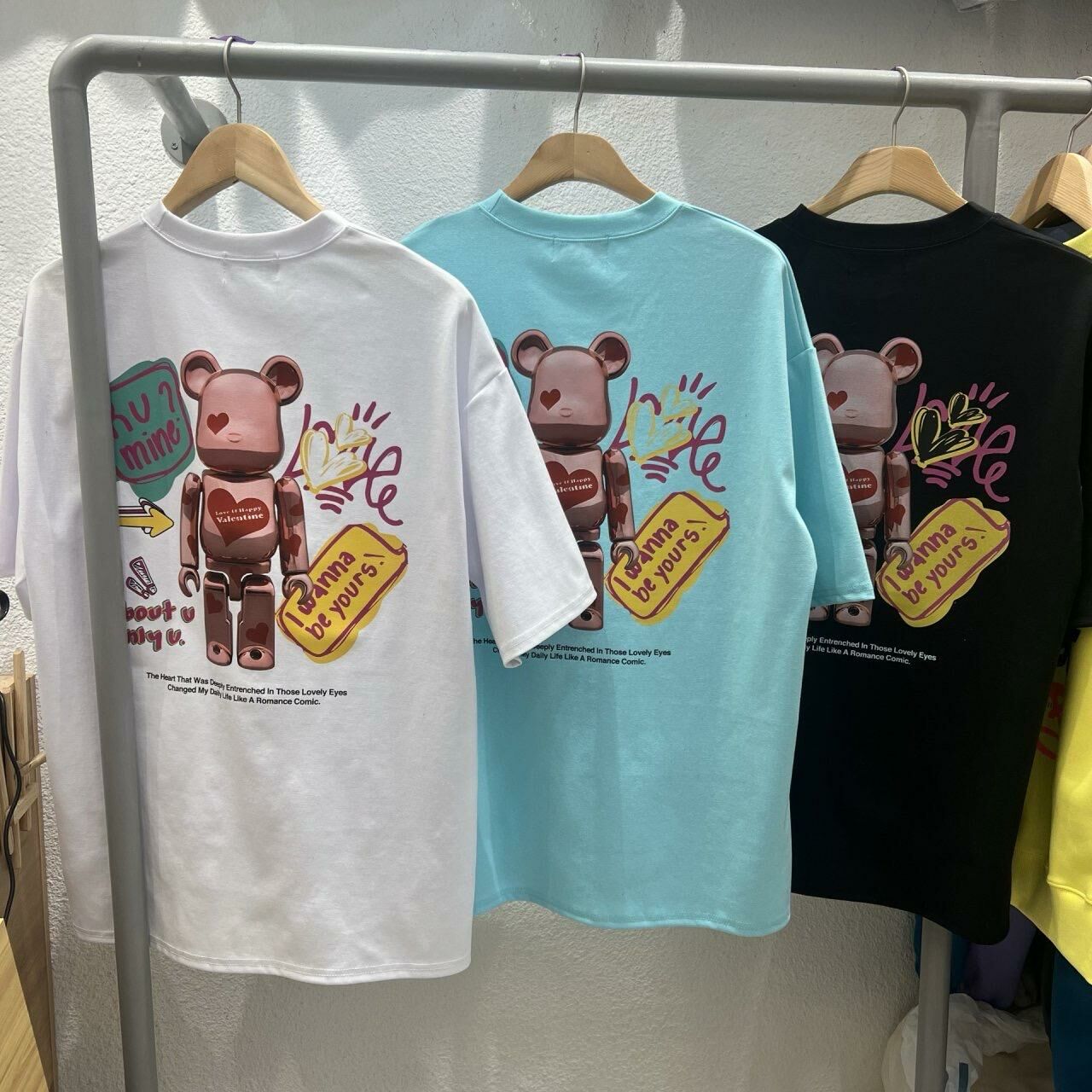 熊仔圖案英文字短袖Tee BARON-151T