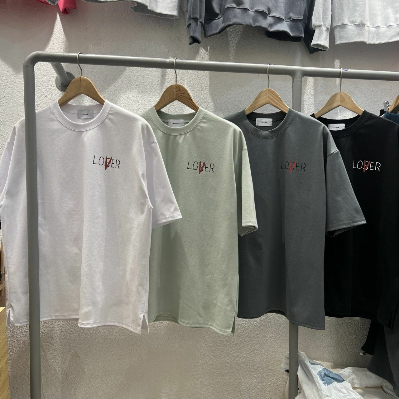 熊仔圖案英文字短袖Tee BARON-155T