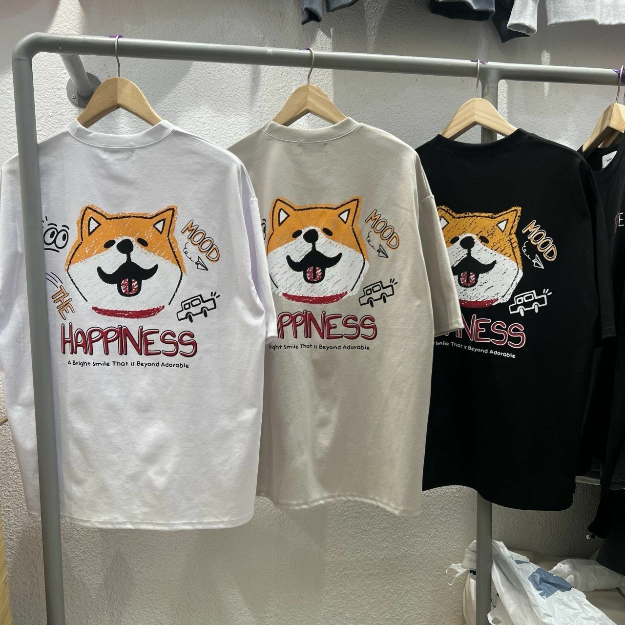 狗仔圖案英文字短袖Tee BARON-156T