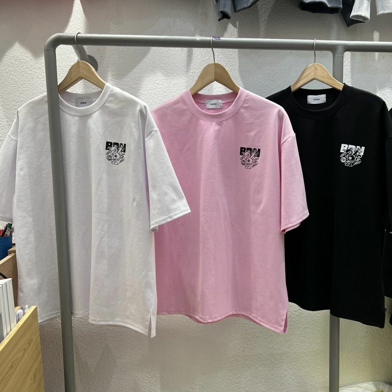 熊仔圖案英文字短袖Tee BARON-158T