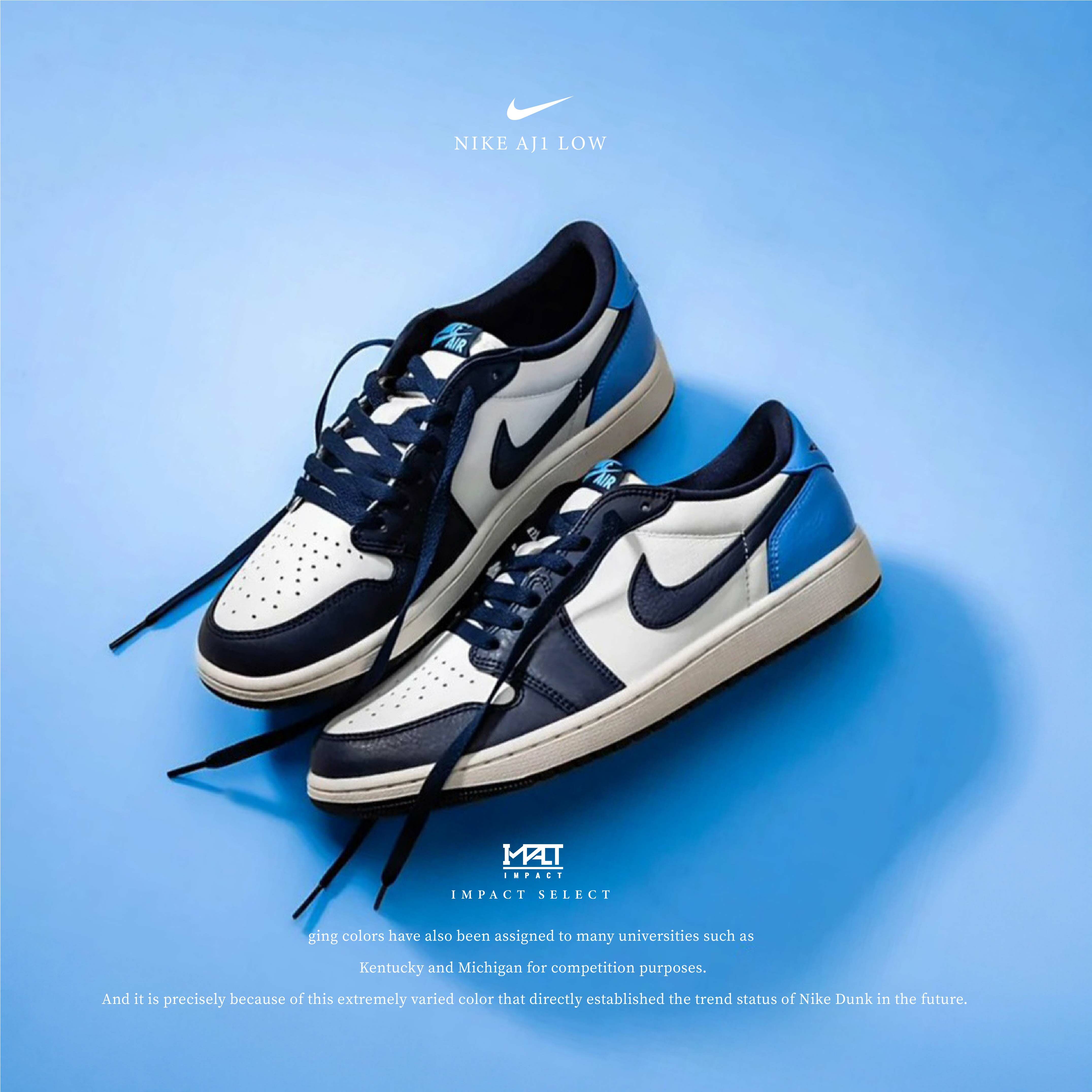 Nike Air Jordan AJ1 Low 黑曜石 小閃電 閃電倒鈎平替 黑白藍 CZ0790-400