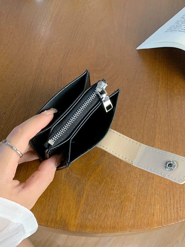 INS Korean Style Elegant Color Matching Cardholder Wallet