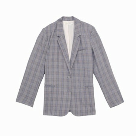 1LP0322-026 LA PETITE ETOILE Veste Prince De Galles Victorya Gris #VICTORYA-V102511Y4A (C-EU-E)