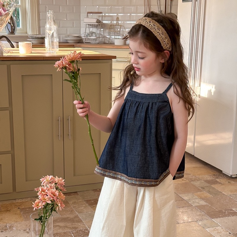 民俗感牛仔背心