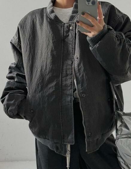 洗水淨色拉鍊外套(夾棉) PULSE-119JK