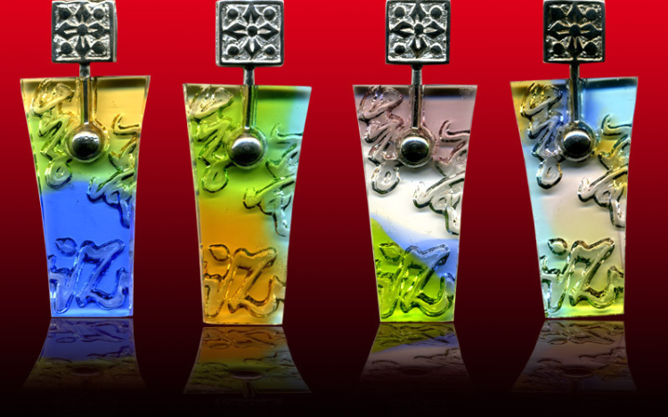 鹿港窯水晶琉璃|風華年代銀飾項鍊 經典雋永優雅風華開運納福