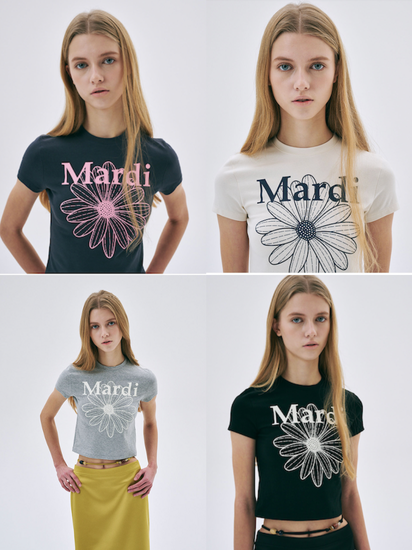 【現貨】【MARDI🌼】4D BIG99 CROPPED TEE (4色入)