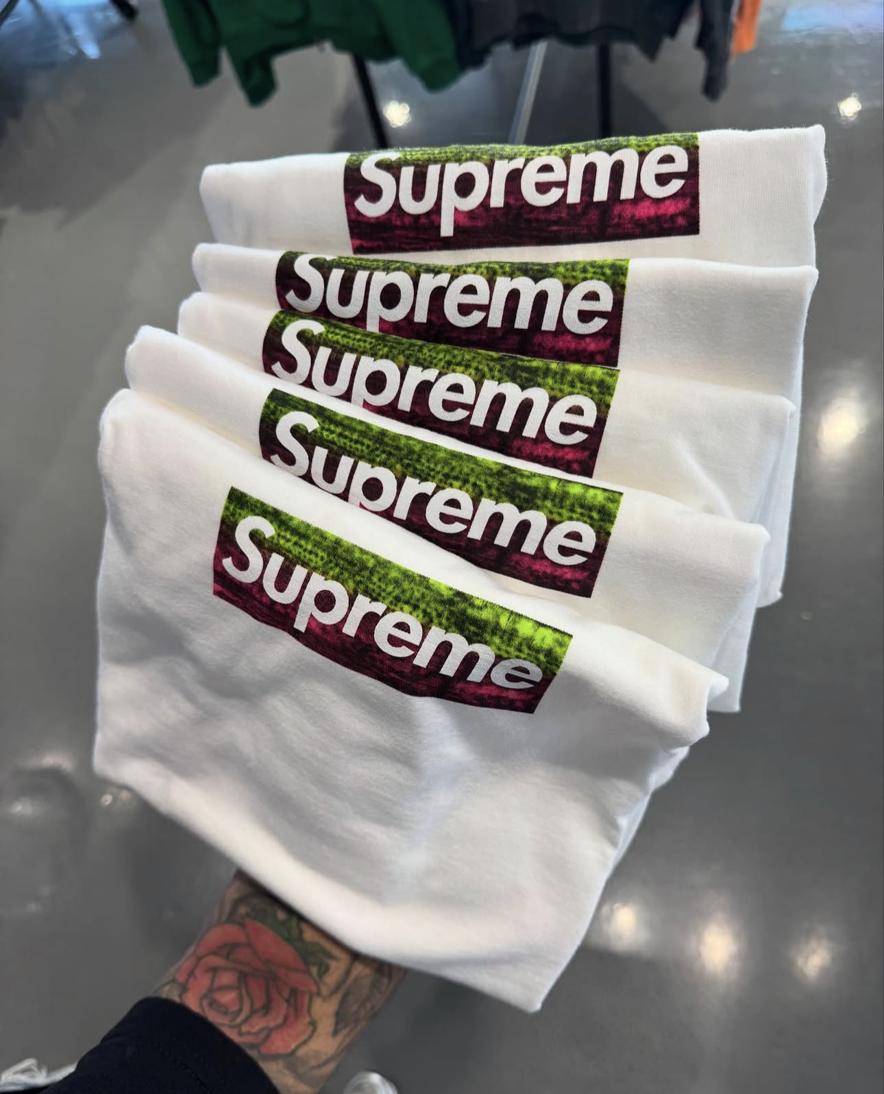 Supreme Los Angeles Fire Relief Box Logo Tee 現貨Color：Wh