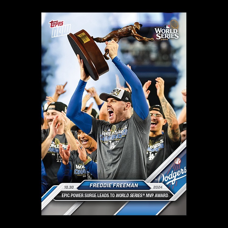 MLB球員卡 Freddie Freeman - 2024 MLB TOPPS NOW® Card 886 - PR: 11,510