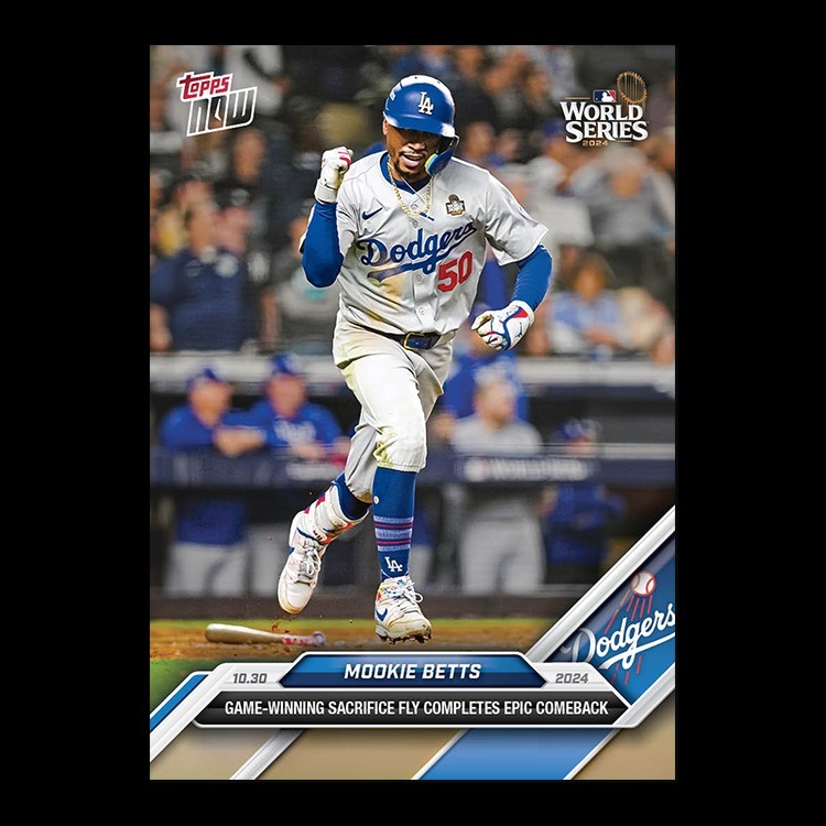 MLB球員卡 Mookie Betts - 2024 MLB TOPPS NOW® Card 882 - PR: 4084