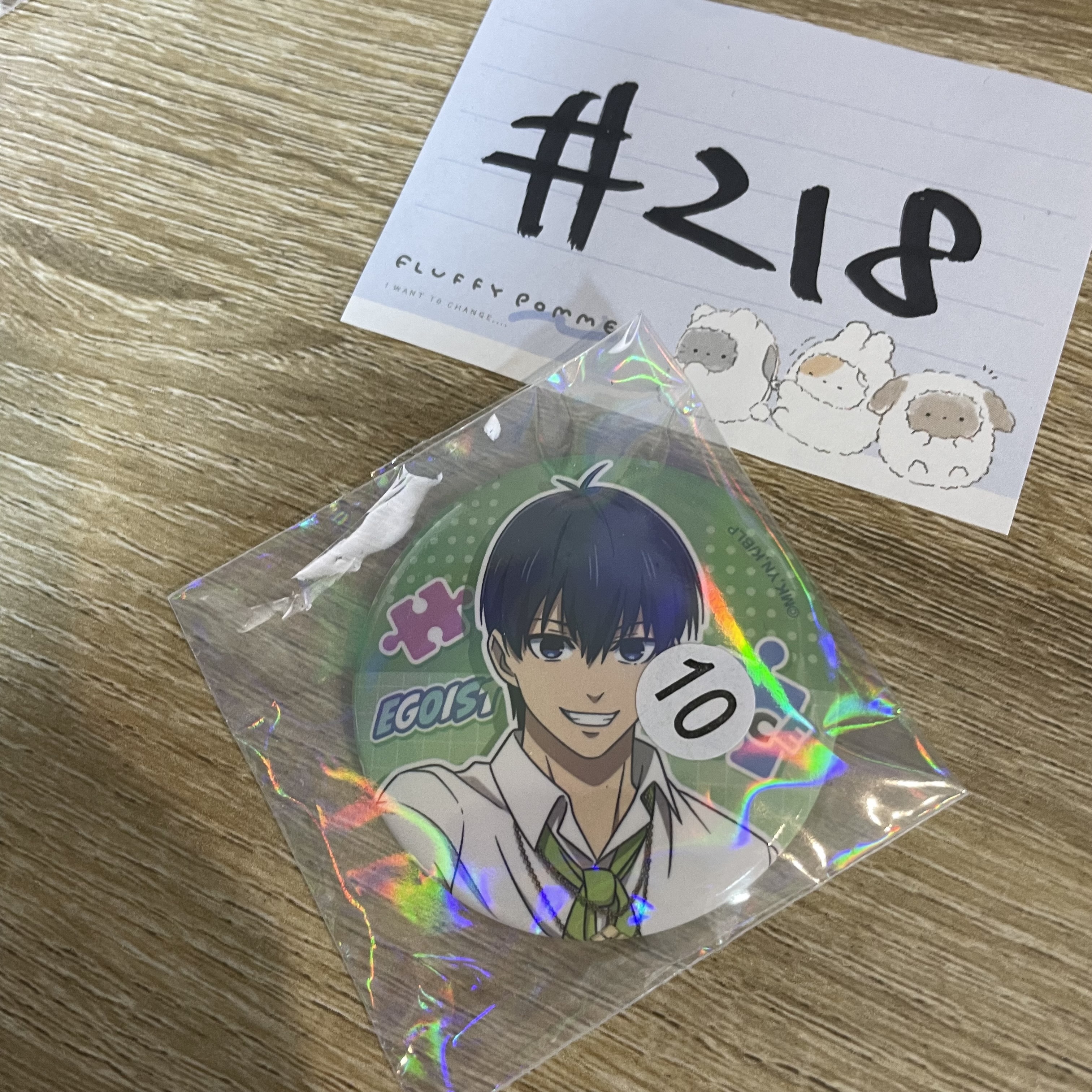 BlueLock 潔 襟章#218