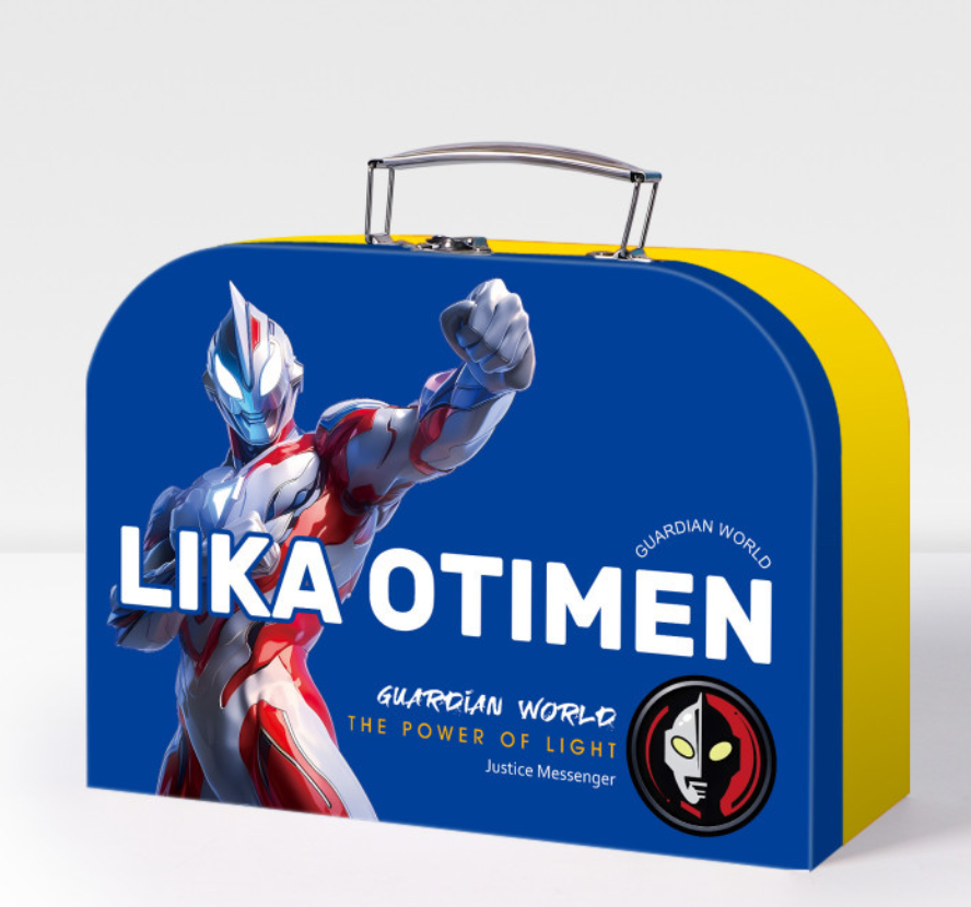 奥特曼蜘蛛侠手提箱礼盒（19x10x25cm 空盒）