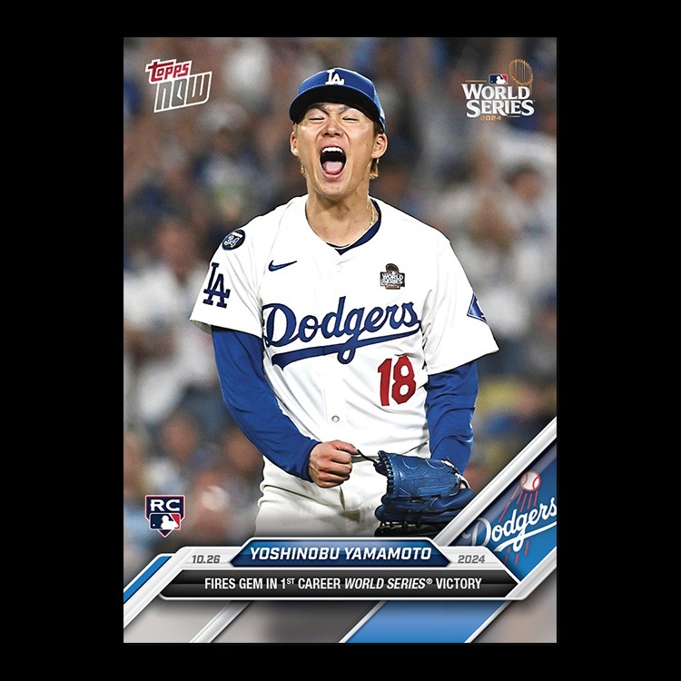 MLB球員卡 Yoshinobu Yamamoto - 2024 MLB TOPPS NOW® Card 869 - PR: 16,138