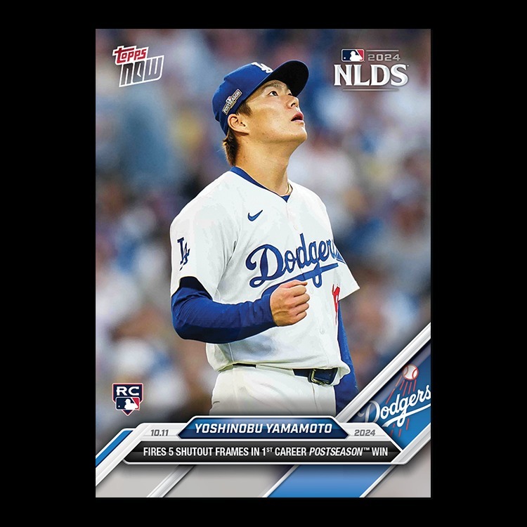 MLB球員卡 Yoshinobu Yamamoto - 2024 MLB TOPPS NOW® Card 826 - PR: 10,062