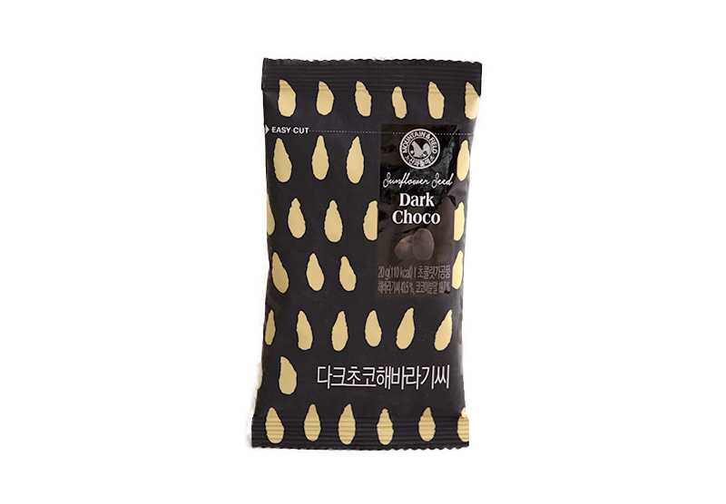 韓國 MOUNTAIN & FIELD 松鼠家 葵花籽 黑巧克力 20g