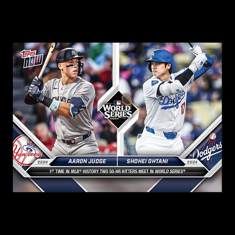 MLB球員卡 Aaron Judge/Shohei Ohtani - 2024 MLB TOPPS NOW® Card 863 - PR: 44,451