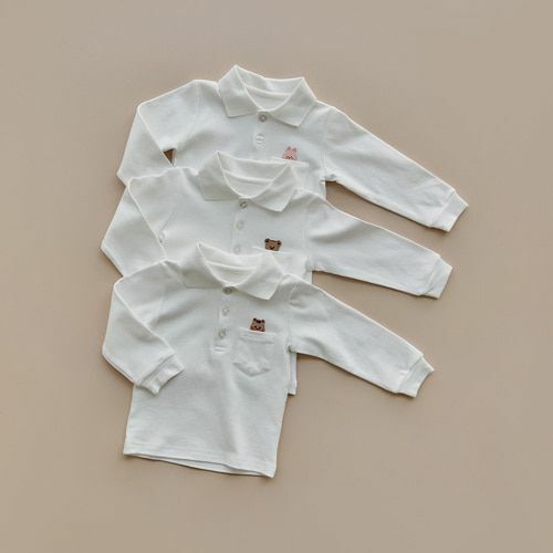 25S/S DTD校園簡約風-POLO口袋白衫 開放第二批