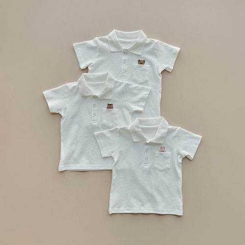 25S/S DTD校園簡約風-POLO口袋白衫 開放第二批