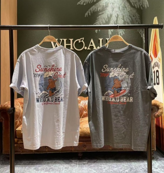 【預購】Who.A.U G032007 男女同款印花短袖