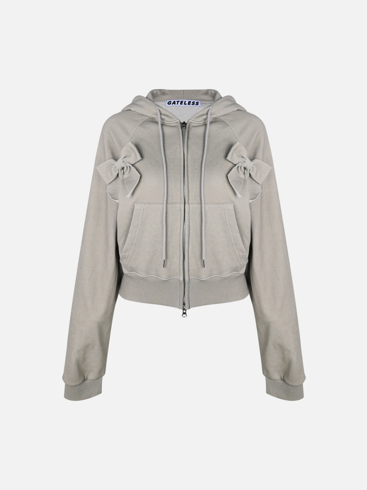 [GATELESS] RIBBON POP HOODIE