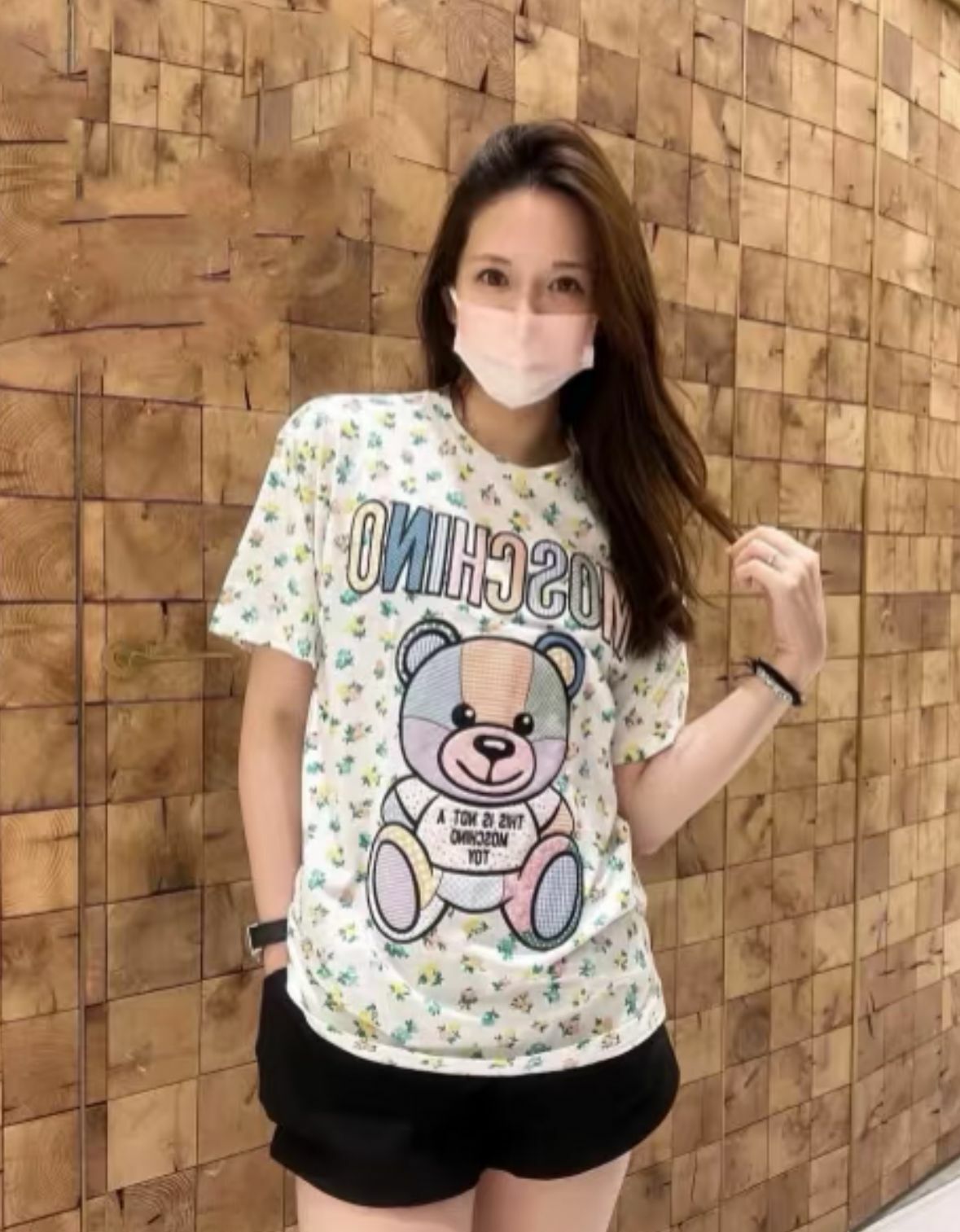 【預購】MOSCHINO G032010 碎花女裝短袖TEE(均碼)