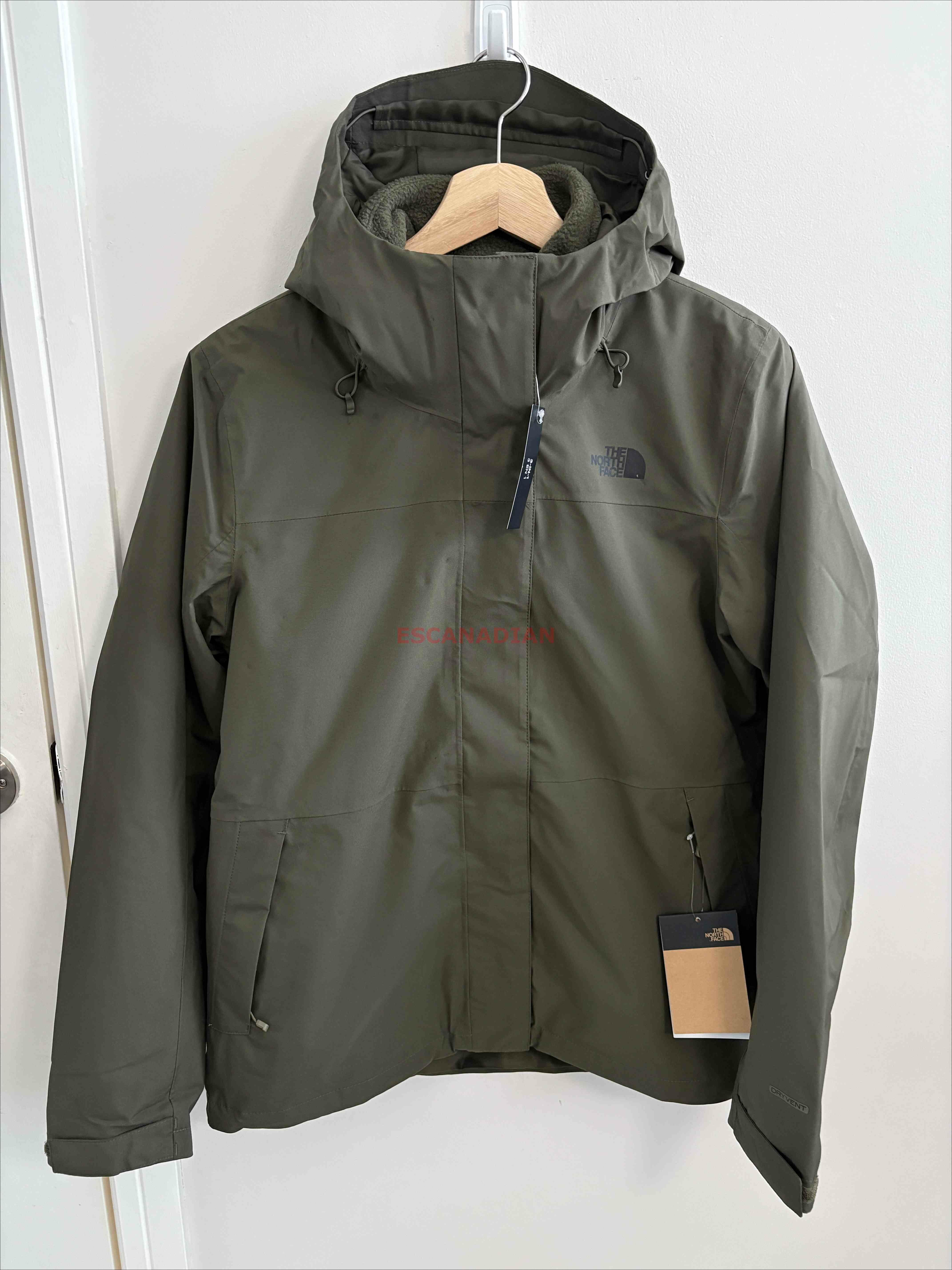 THE NORTH FACE 女大人 三合一 TORO 搖立絨刷毛內裡 防風 防水 連帽外套 (內裡可單穿)