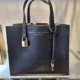 [S] MARC JACOBS M0015685-001 MINI GRIND TOTE BAG,BLACK, 191267753294 (SMJ461)