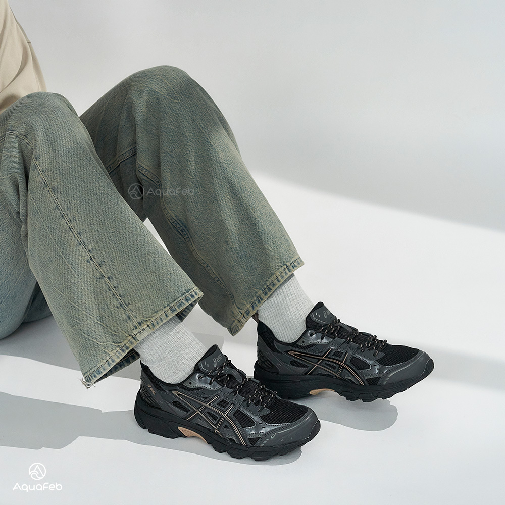 Asics GEL-nunobiki 男鞋 黑銀色 越野 山系 復古 運動 訓練 跑鞋 慢跑鞋 1203A536-001