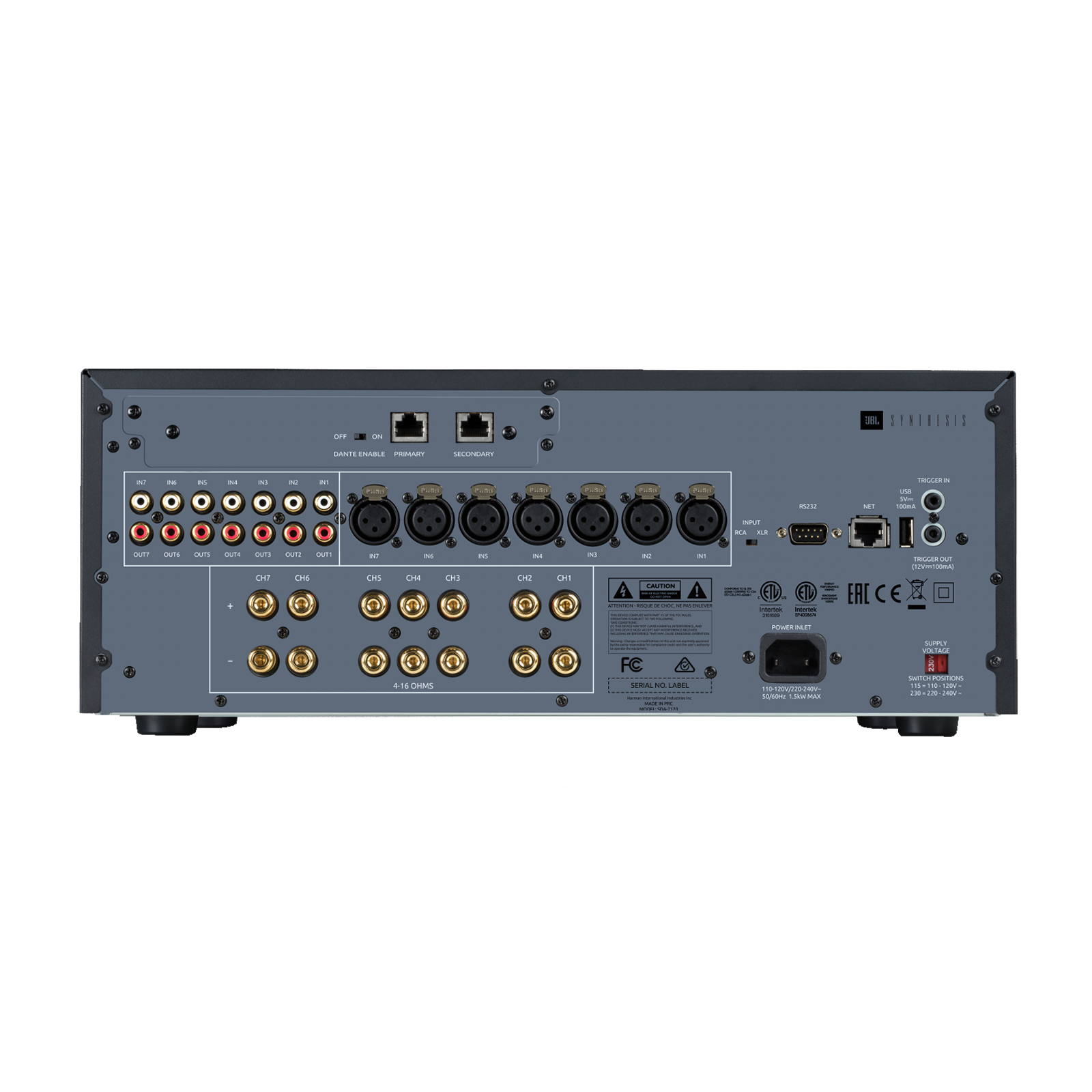 JBL SDA-7120 7 聲道 G 類放大器 - 圖片 3