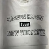 [S] CALVIN KLEIN MENS NYC LOGO T-SHIRT,WHITE, SP40606593-4RB846G110 (SCK736)