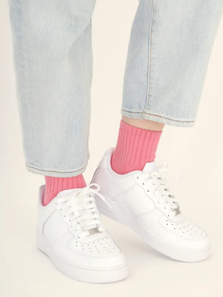 [現貨優惠] 靴下屋 Mighty Soxer 純色運動毛絨短襪