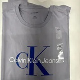 [S] CALVIN KLEIN MONOGRAM LOGO TEE,GREY, SP40606623-40EM286282 (SCK737)