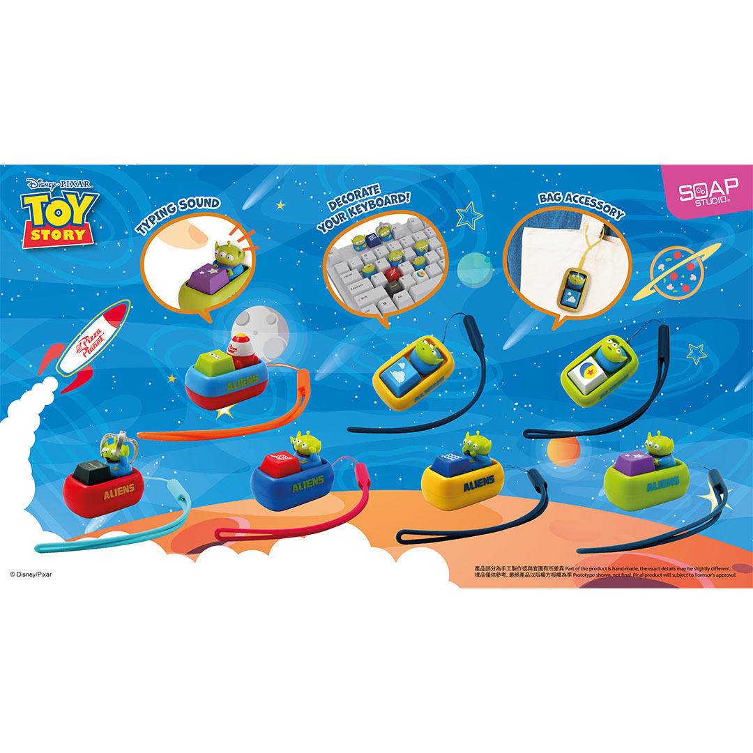 迪士尼 · 彼思系列三眼仔鍵帽