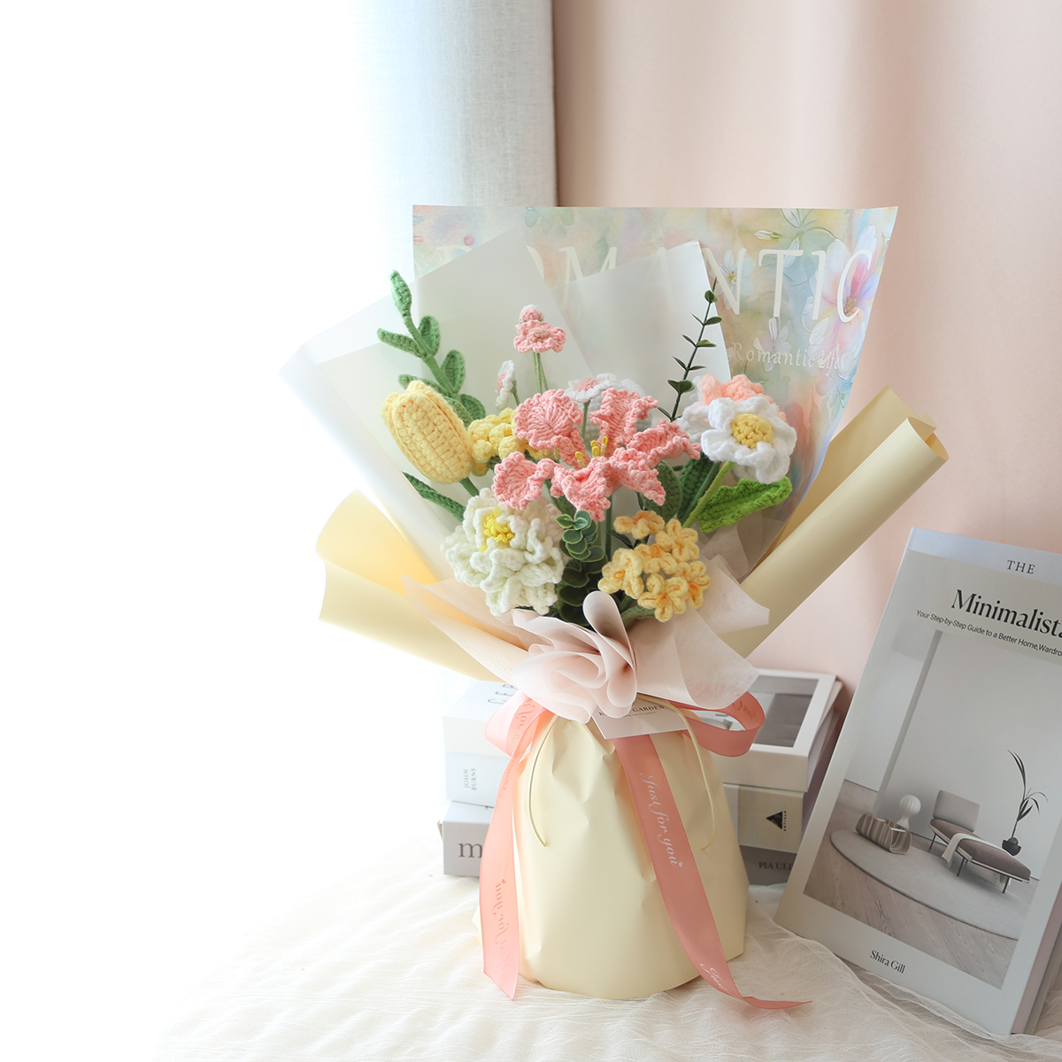 G30｜春日綻放編織花束