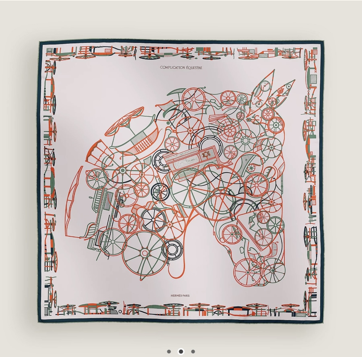 Hermes 90cm 絲巾
